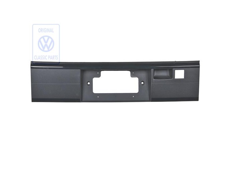 Genuine VW Trim For Licence Plate Satin Black - 333853481A 01C