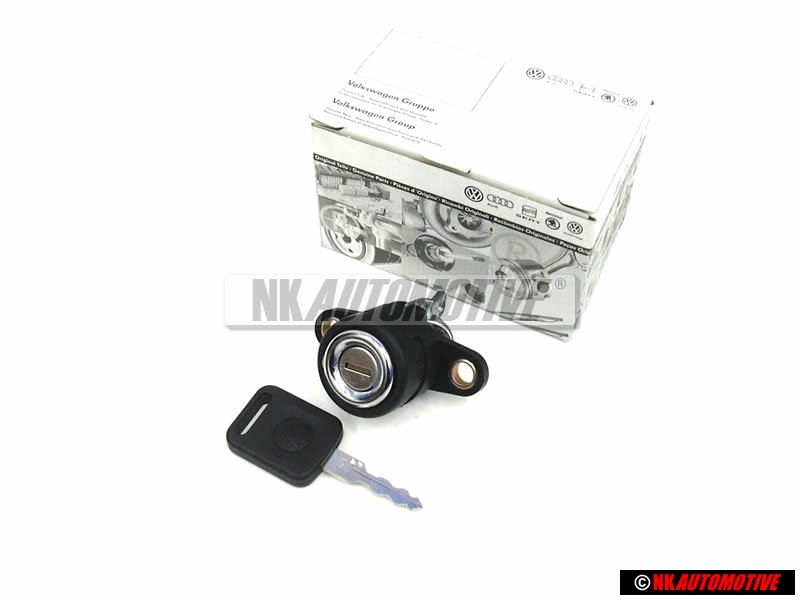 Genuine VW Rear Trunk Boot Lid Lock Barrel Cylinder with key - 327827539