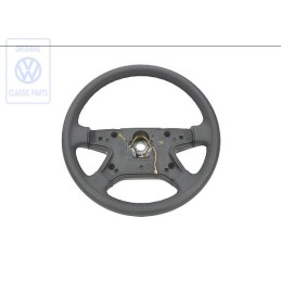 Genuine VW Steering Wheel (Leather) Black - 357419091G 1BX