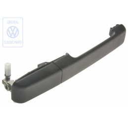 Genuine VW Door Handle, Outer, Black - 357839205A