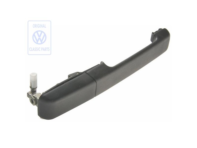 Genuine VW Door Handle, Outer, Black - 357839205A