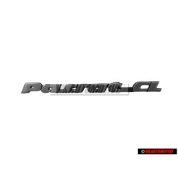Genuine VW PASSAT CL Rear Boot Badge Emblem Brushed Silver - 357853687H GX2